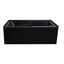 Elsa Matte Black Skirted Tub Right