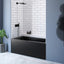 Elsa Matte Black Skirted Tub Right