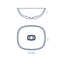 19"x 17" LOUIS RECTANGULAR COUNTER-TOP SINK