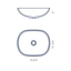 19"x 15" STING OVAL COUNTER-TOP SINK