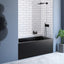 Elsa Matte Black Skirted Tub Left